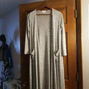SOLD  Lularoe sarah xs grey gray heathered